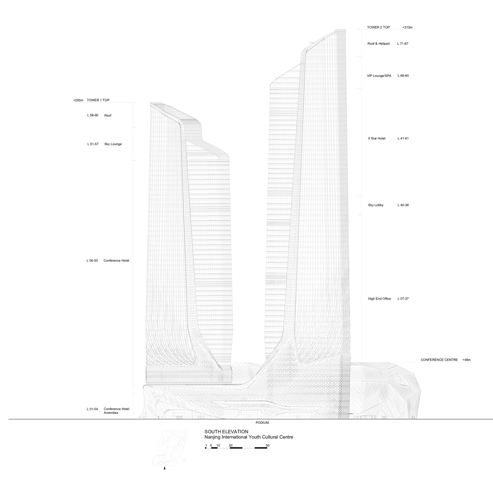 25_ZHA_Jumeirah_Nanjing_Hotel___Cultural_Centre_Elevation_SOUTH.jpg