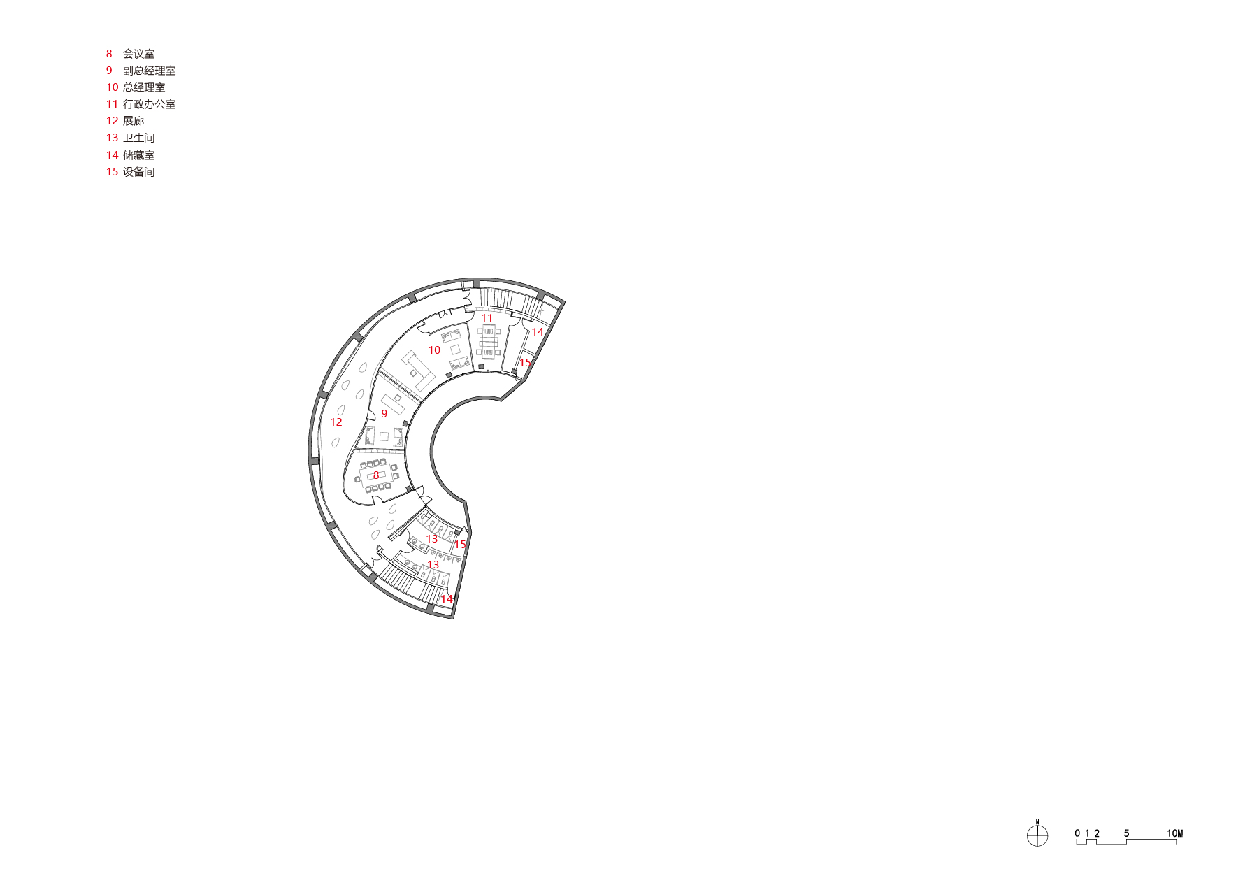 地下一层平面图 Basement floor plan.jpg