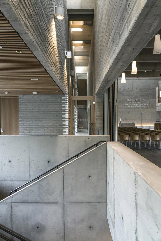 挪威小城的新教堂和文化中心 / Einar Dahle Arkitekter + Hille Melbye Arkitekter