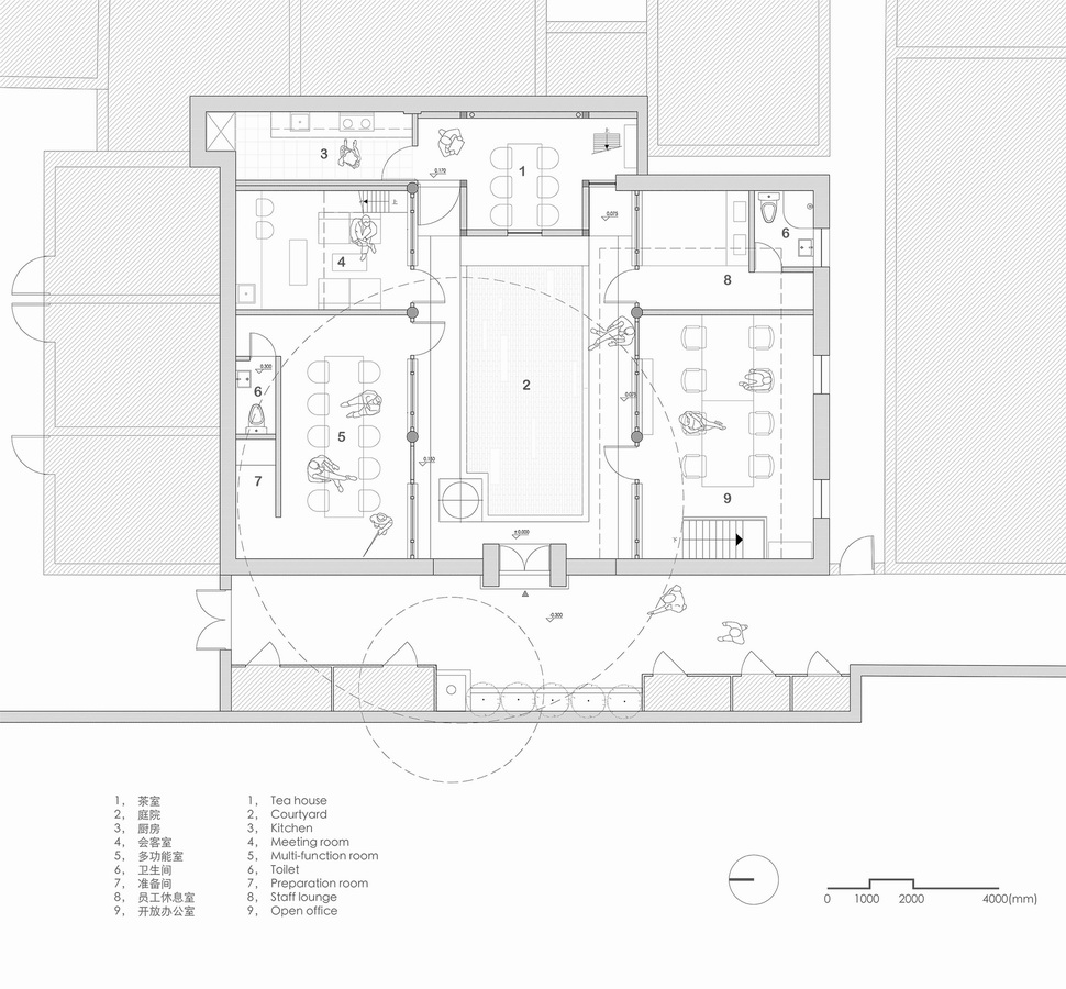 调整大小 一层平面图，Ground floor plan .jpg