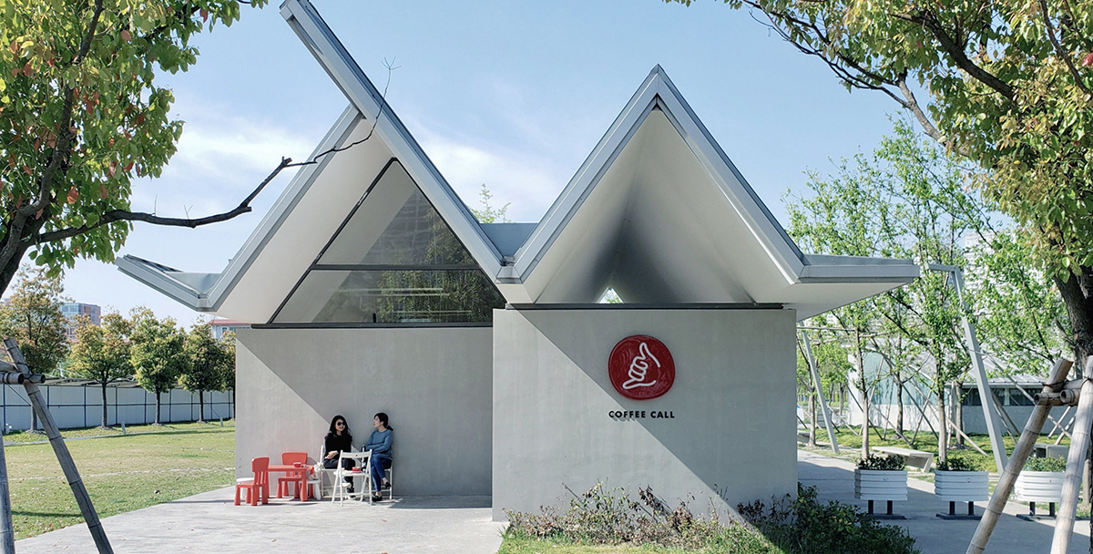 ▲咖啡小屋南向外观，©祝晓峰摄 View of the coffee shop from the south.jpg