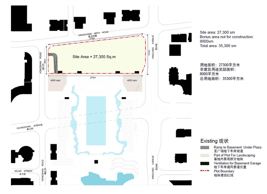 重庆高科集团有限公司办公楼,中国重庆, by Aedas_09_所在地块.jpg