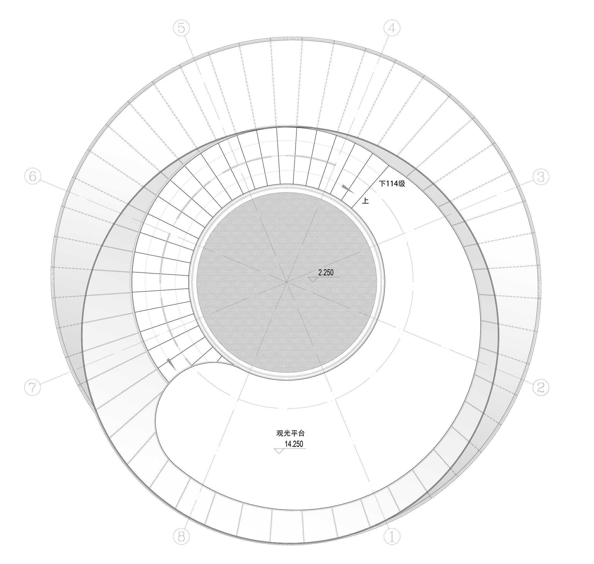 18_出品建筑-观光塔_(18)顶层平面图.jpg