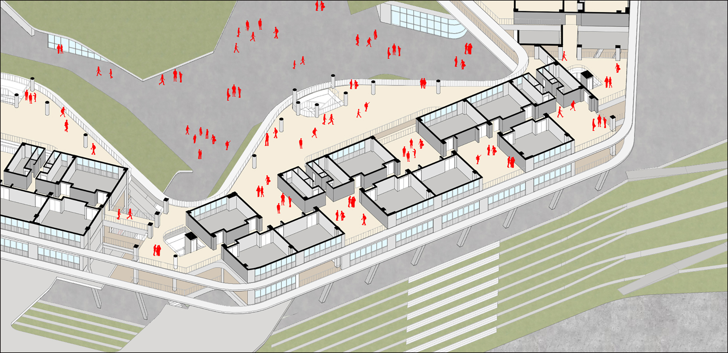 06_Crossboundaries_海口学校_LEARNING CENTER ZOOMIN DIAGRAM学术中心等轴示意图.jpg