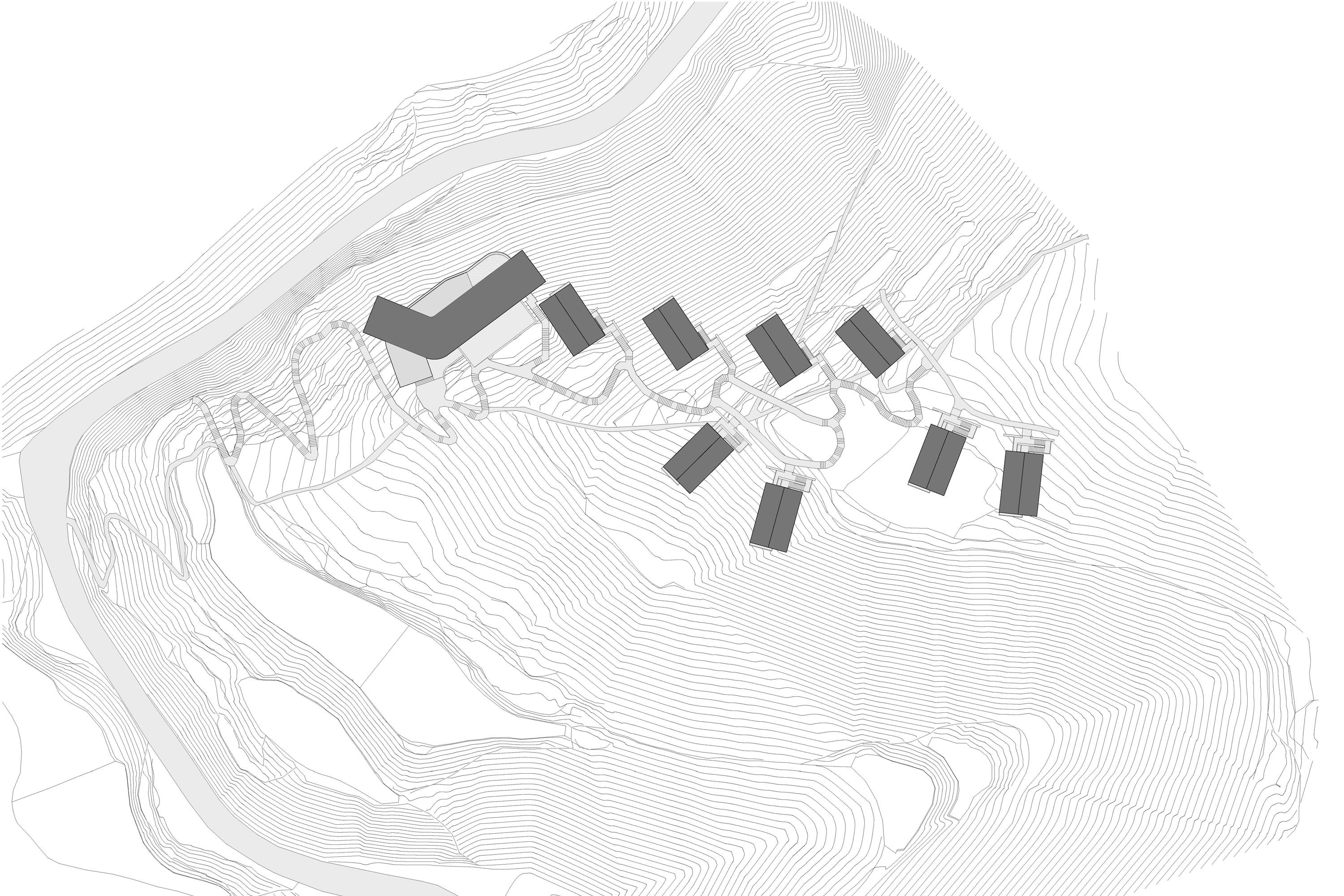 29 “龙塘山房”总平面图 ©gad · line+ studio.gif