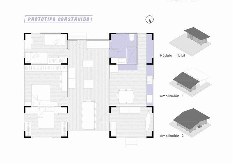 震后重建_模块化农村住宅 | AL BORDE + El Sindicato Arquitectura