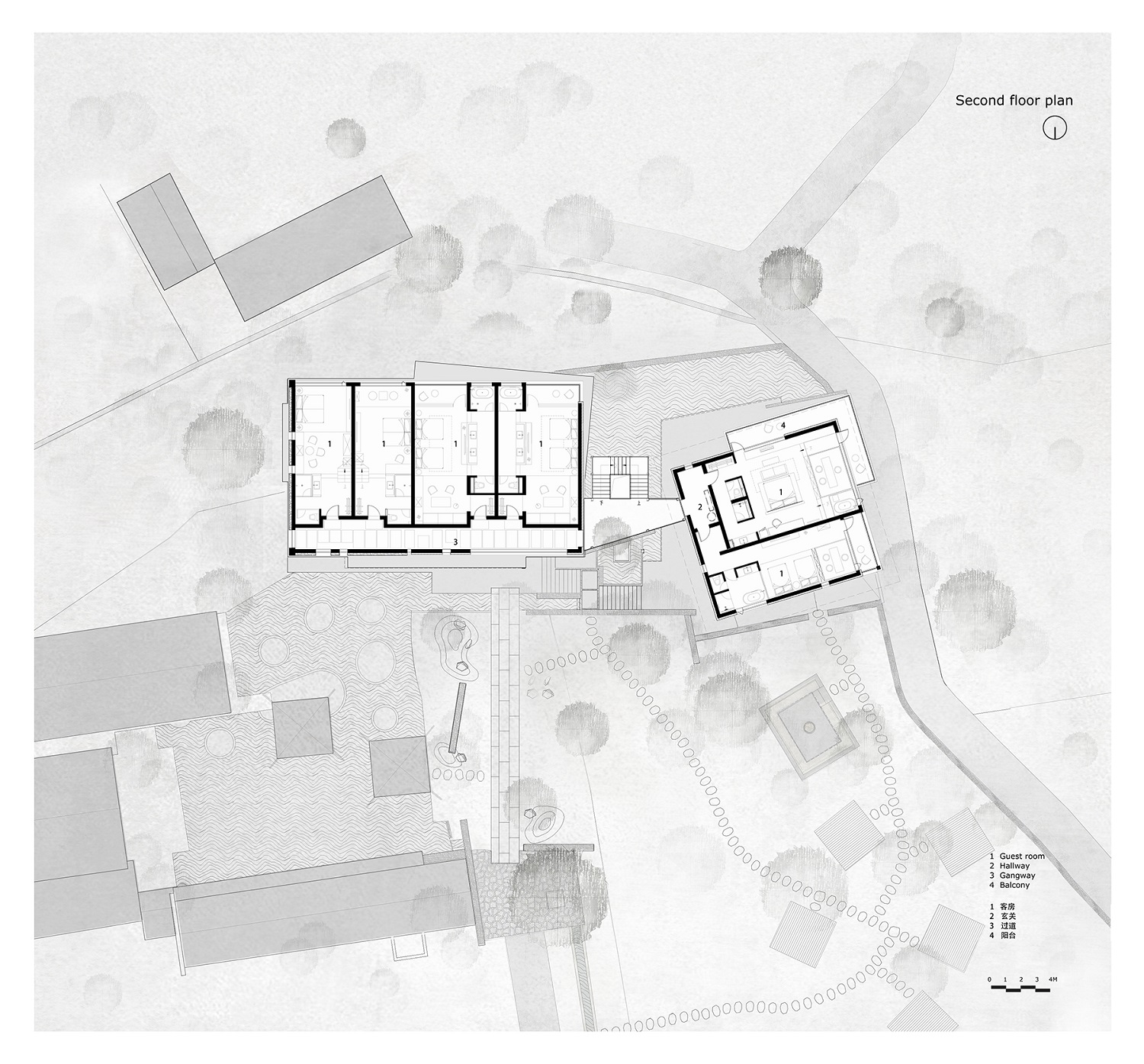 66.二层平面Two-level plan.jpg