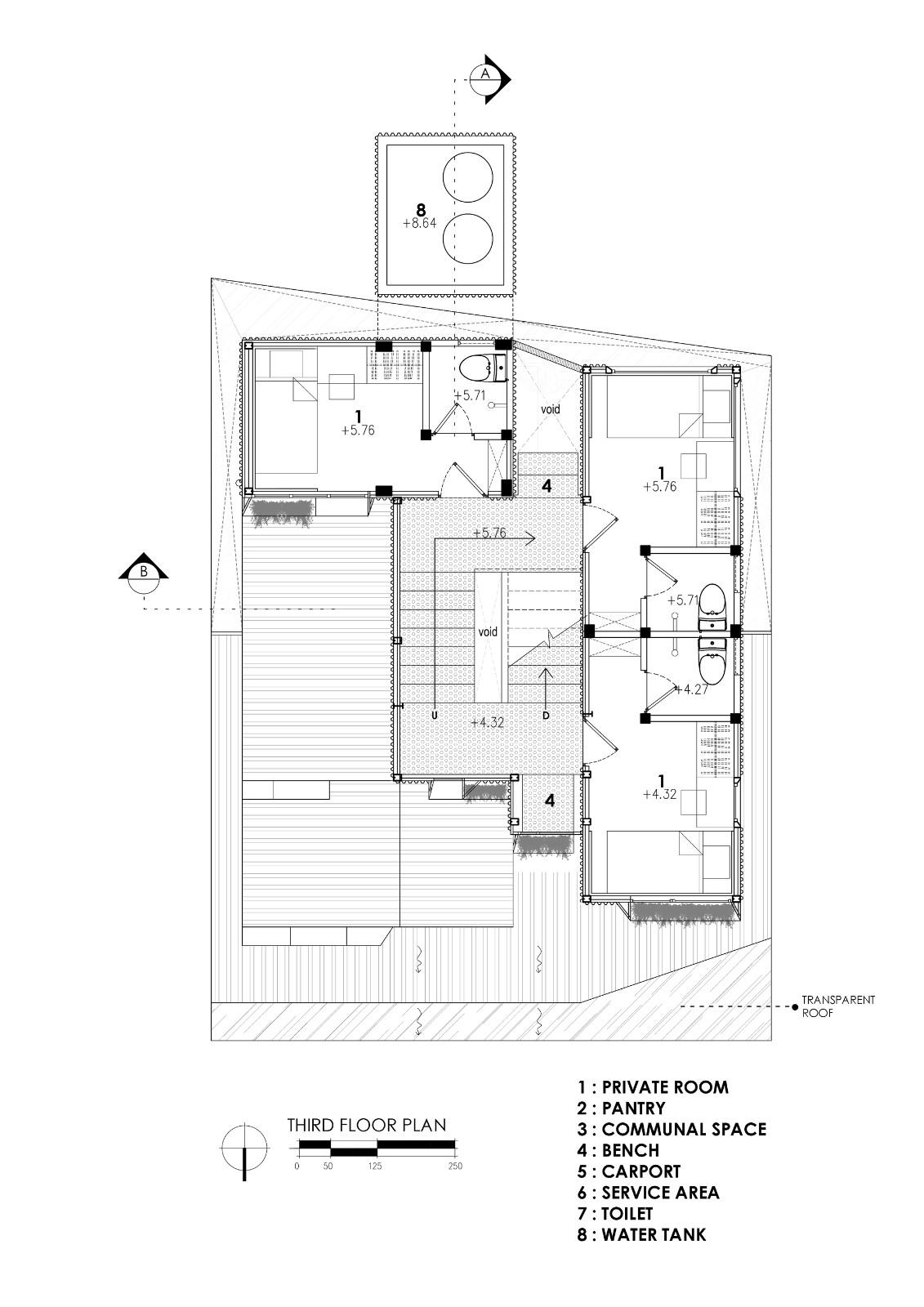'逐步堆叠‘ 红区寄宿公寓 / Ismail Solehudin Architecture