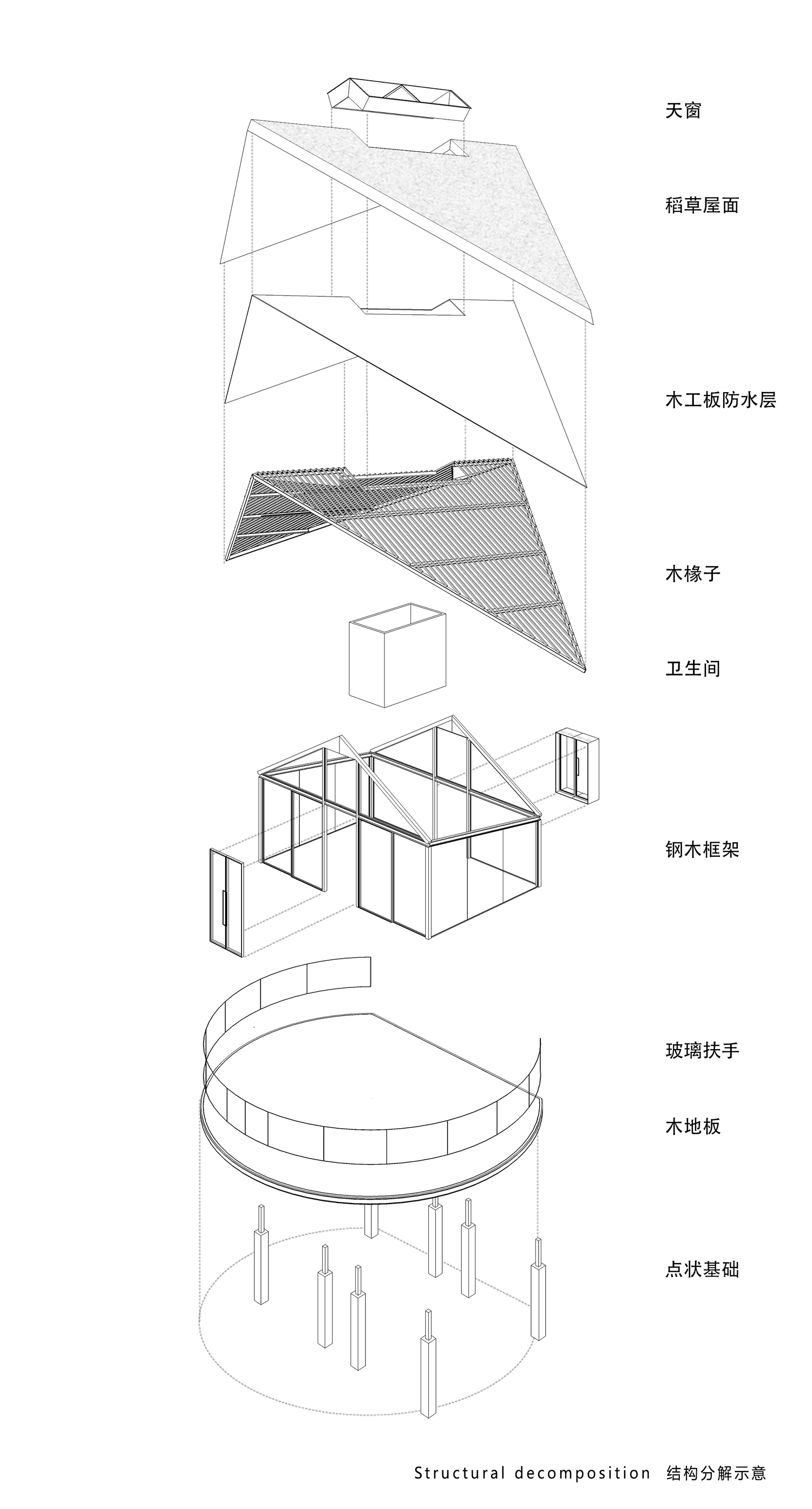 23.结构分解示意图 Exploded axonometric diagram.jpg