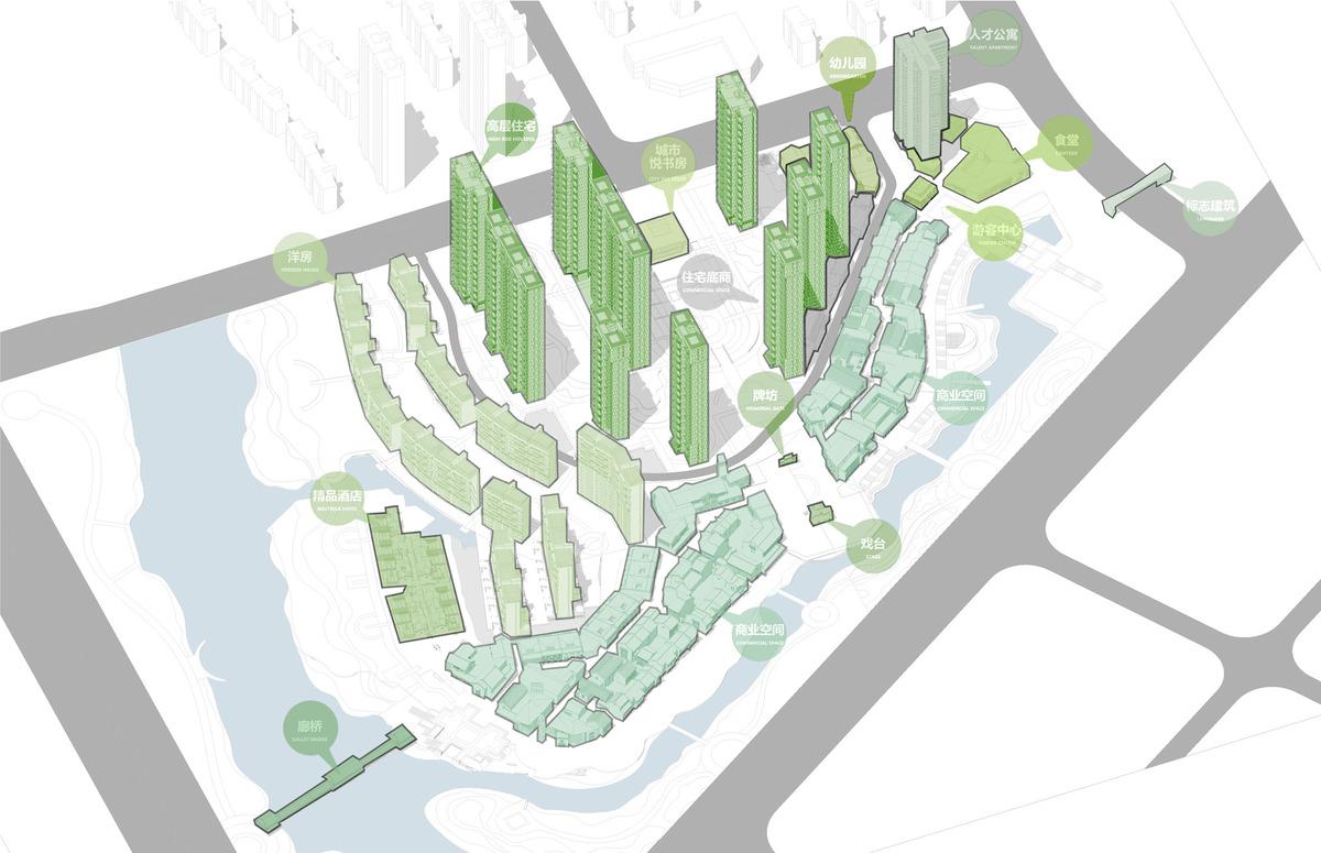 古韵与新生，空间与群像：阜阳罍街 / 柏涛建筑