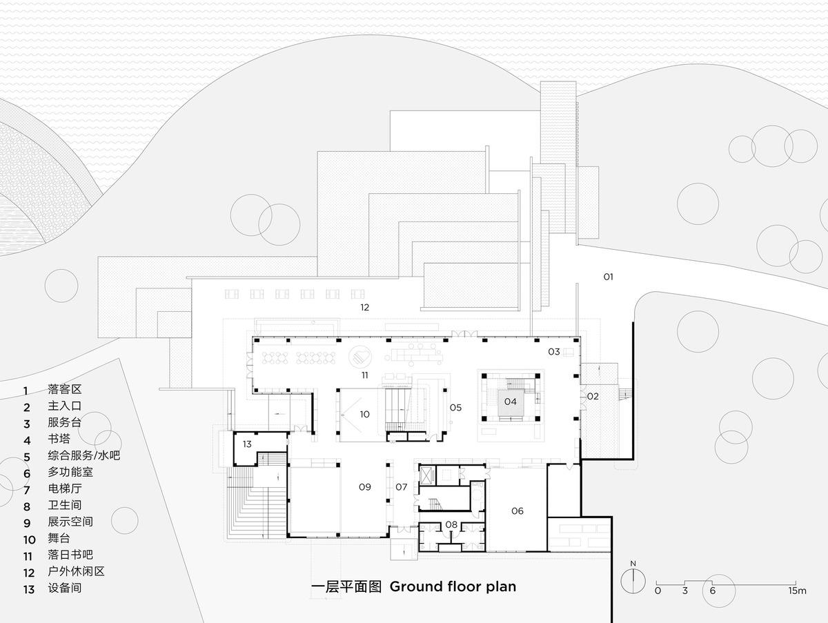 光的中庭：泊心域社区邻里中心 / 孟凡浩-line+建筑事务所