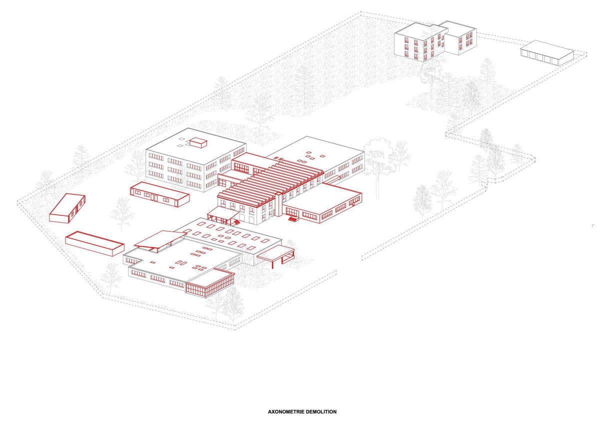 玛丽斯·巴斯蒂中学重建项目 / Tectoniques Architects