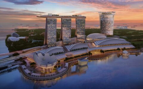 新加坡滨海湾金沙全新超豪华度假胜地启动开工仪式